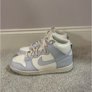Size 8.5 Football Grey High Top Nike Dunks